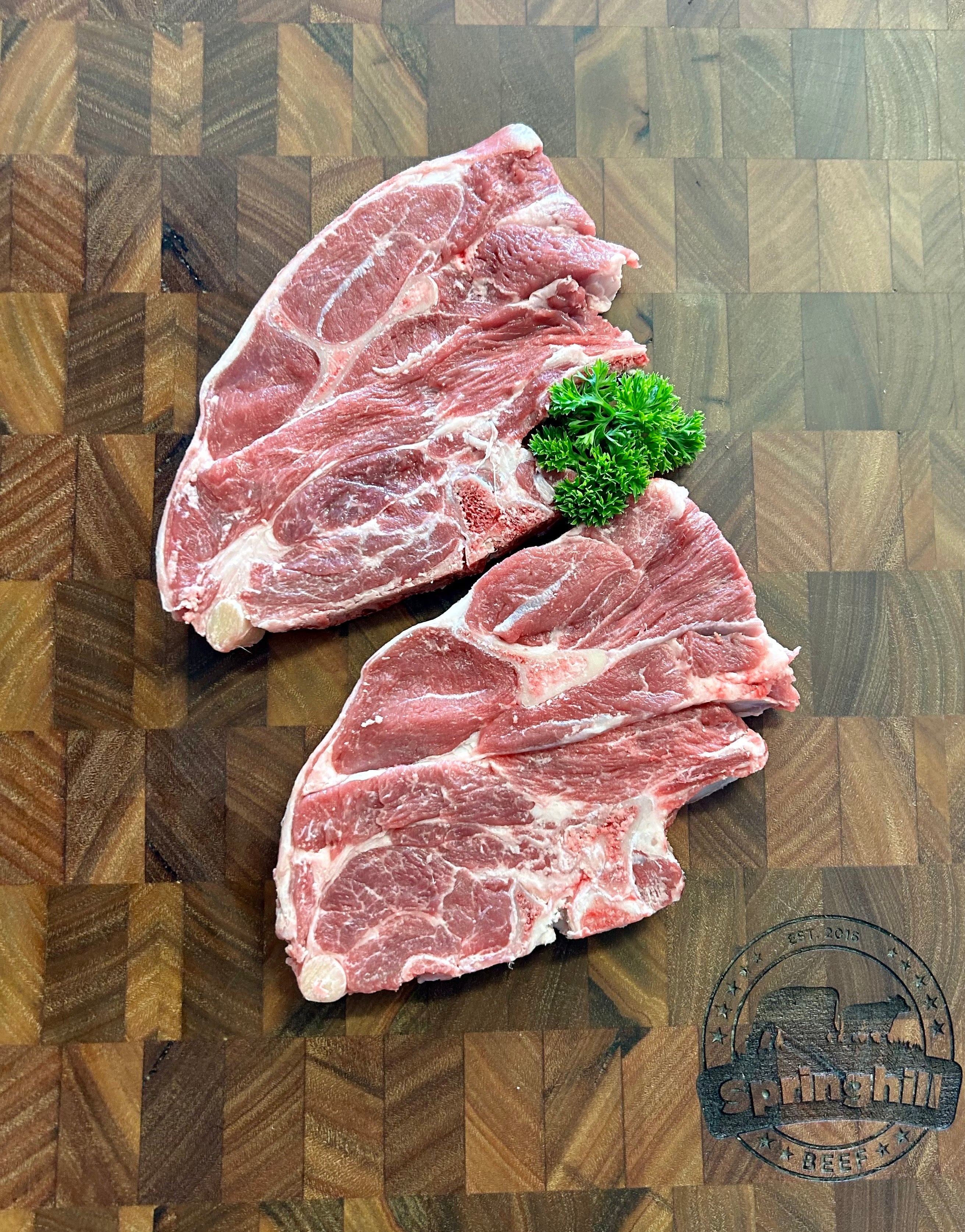 Grass Fed Lamb Forequarter Chops 750g Juicy Flavorful Springhill grass-fed-lamb-forequarter-chops-750g-juicy-flavorful-springhill