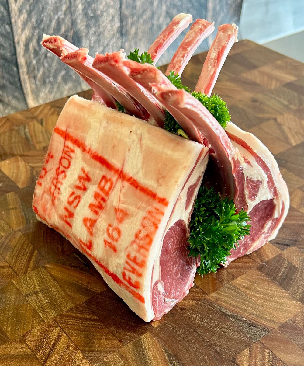 Cow Meat Rack Grass-Fed Lamb Cutlet Rack 800g | Premium Quality – Springhill Beef Co.