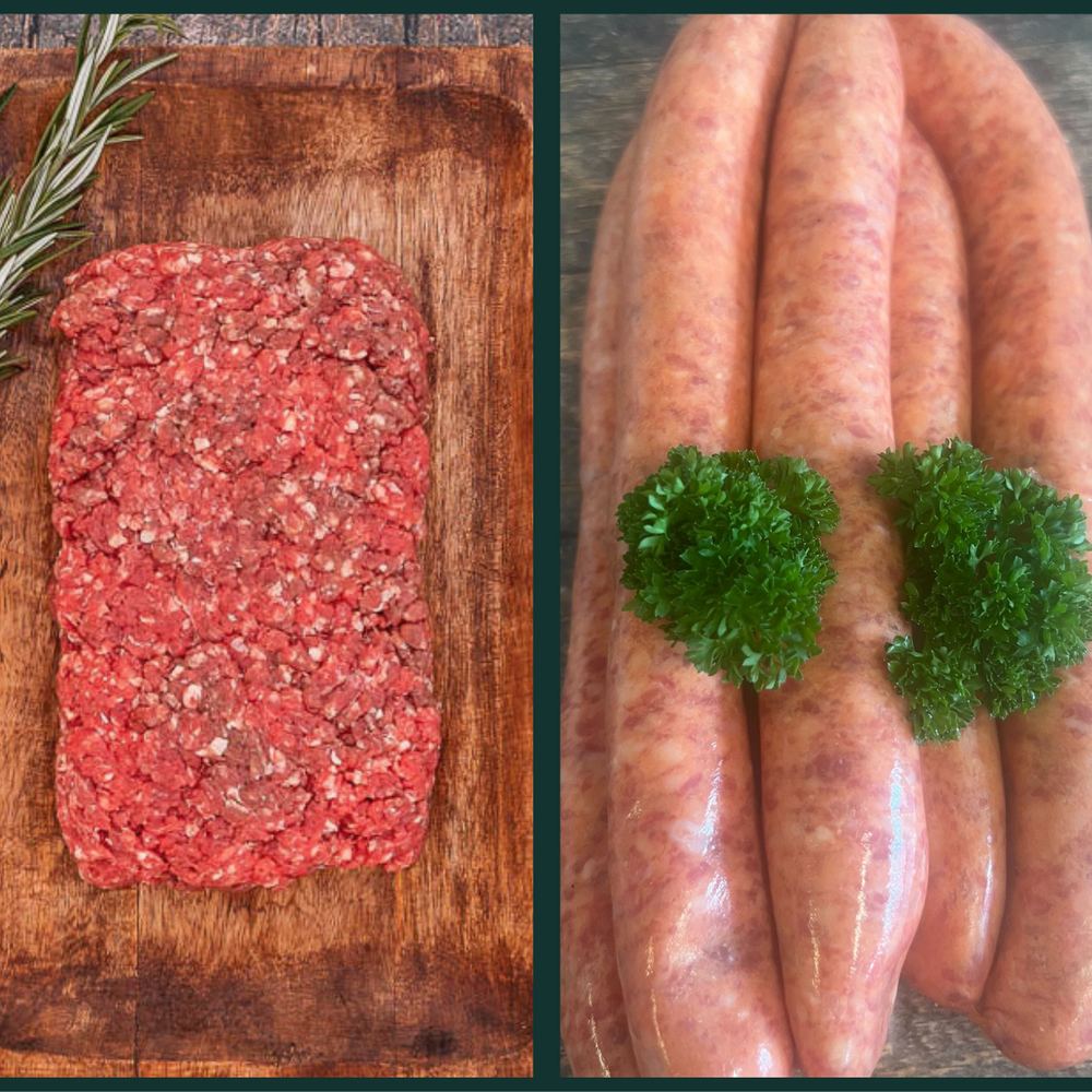 Springhill Beef Sausages & Mince Pack