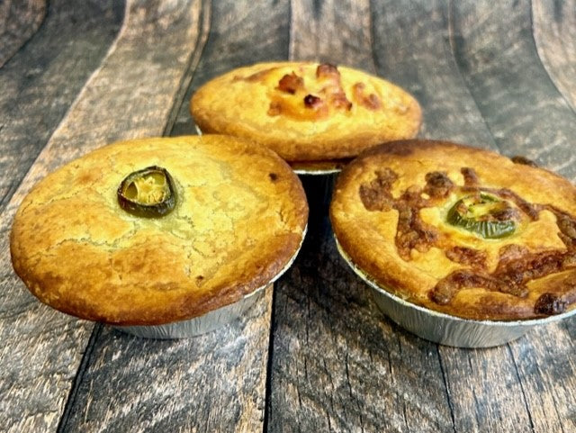 Brisket, Cheese and Bacon Pies GLUTEN FREE (2 Pack)